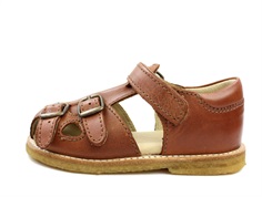Arauto RAP sandal cognac tuscani with buckles and velcro